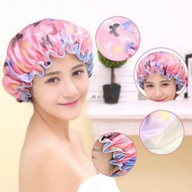 Stylish Butterfly Shower Cap for Shower, Bath & Hair Treatments Shower Cap (YS0090) 100ea