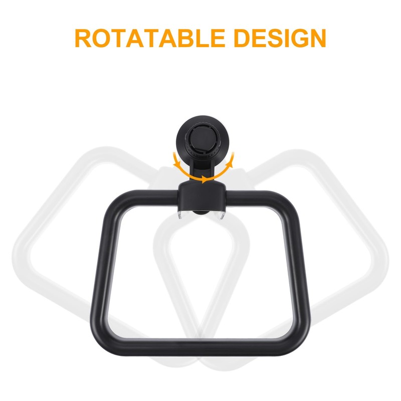 Mipcase Wall Mount Towel Rack Suction Cup Punch- Towel Holder