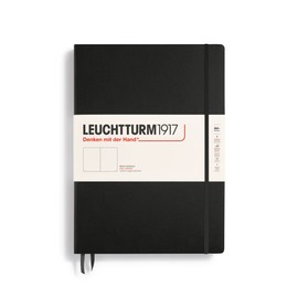 Leuchtturm 1917 Black Classic Master (A4+) Notebook, plain