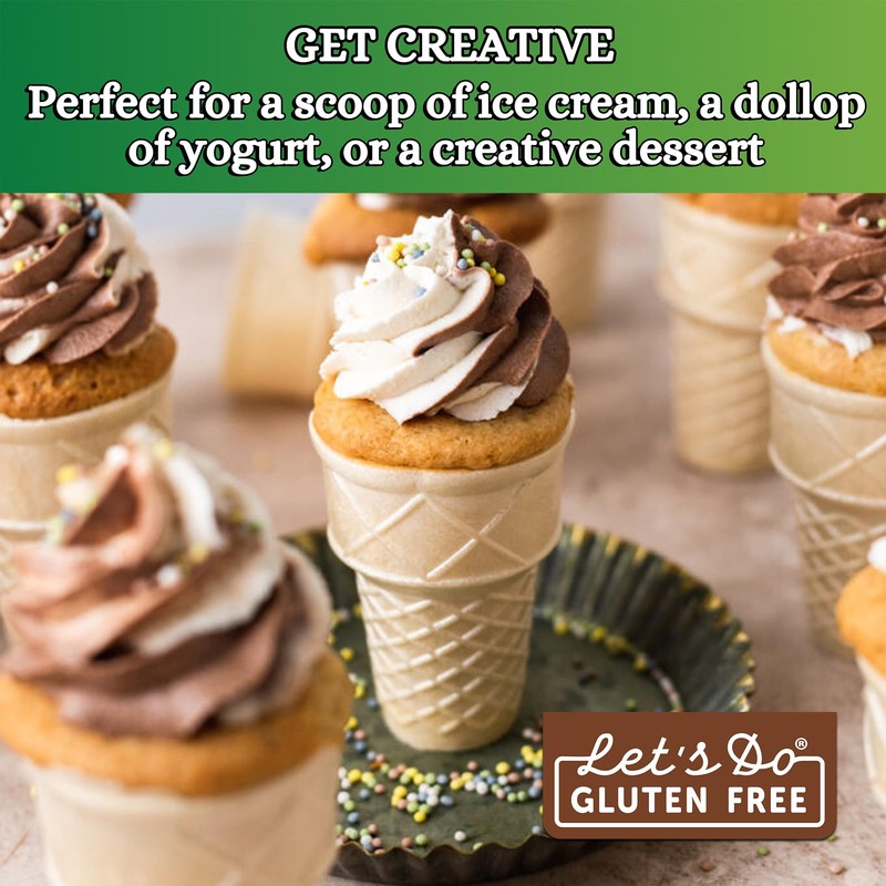 Lets Do Gluten Free Ice Cream Cones - Sugar Cones