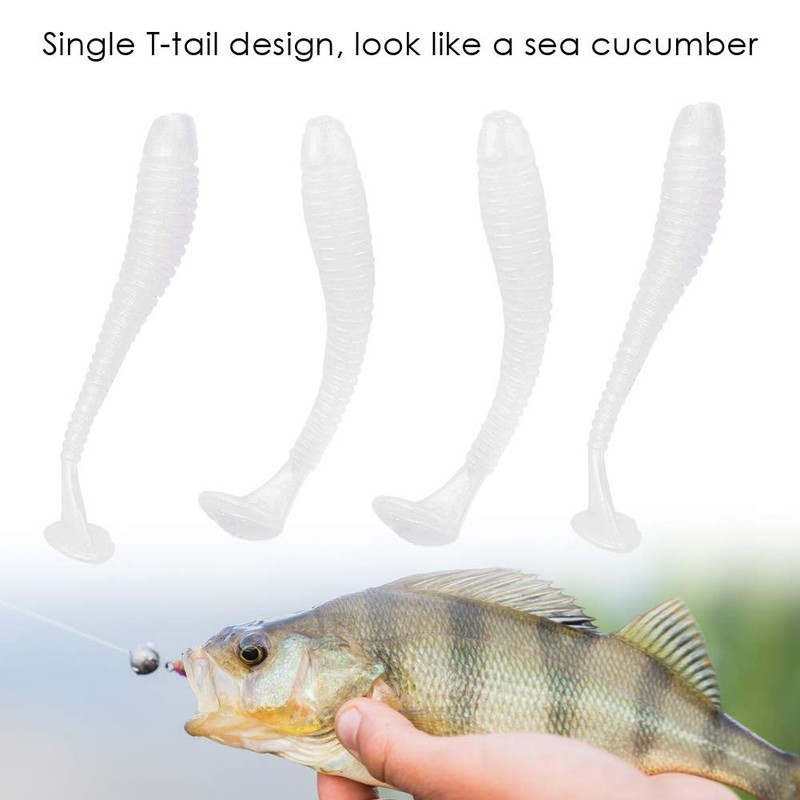 Señuelos De Pesca Plástico,Vinilos De Pesca,50 Pcs 5cm Suave Cebos