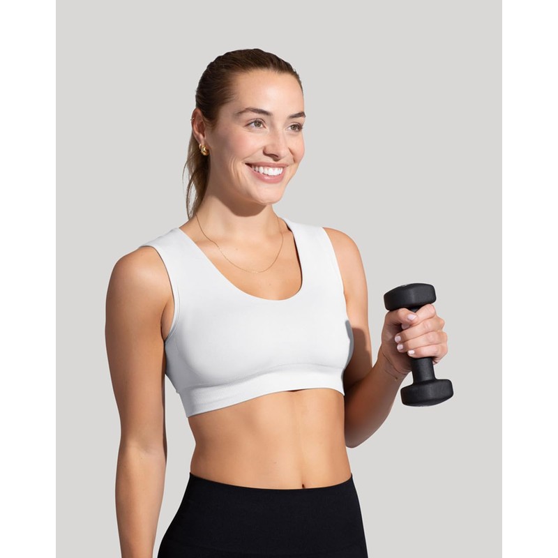 Tommie Copper Seamless Compression Bra with Back Support - Wireless,