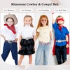 Monopa Kids Rhinestone Western Belt - Cowboy Cowgirl Belts with