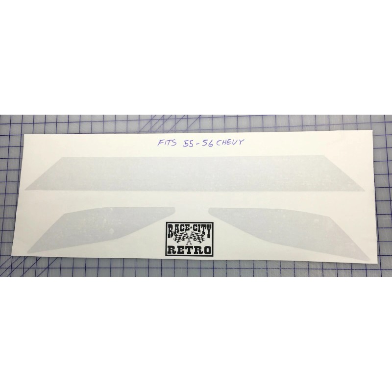 RACE CITY RETRO 55 56 CHEVY GASSER DASH DASHBOARD DECAL