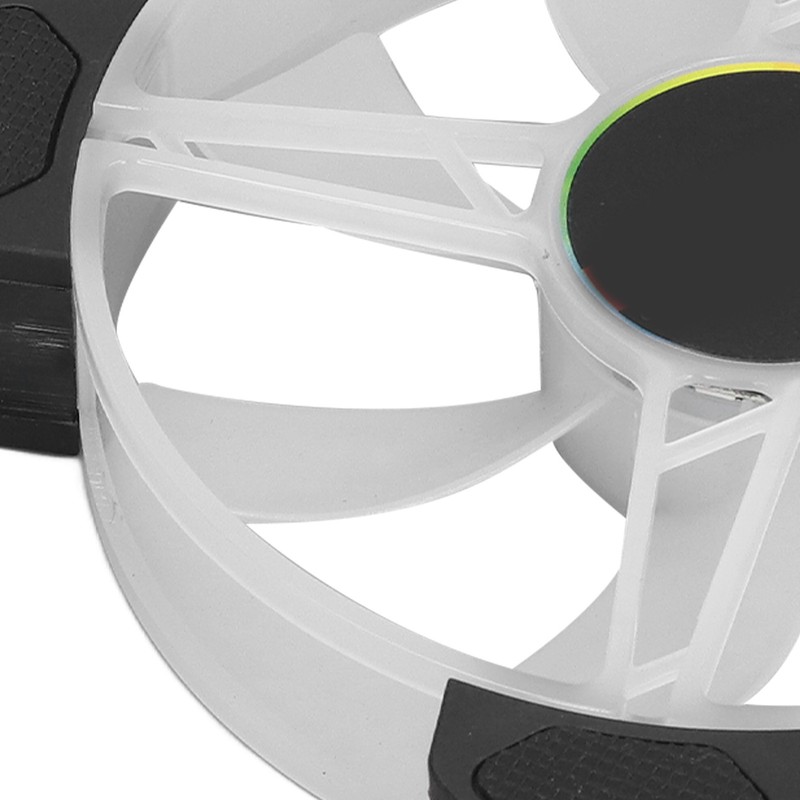 6pcs Computer Case Fan 120mm Ultra Quiet Adjustable Color RGB