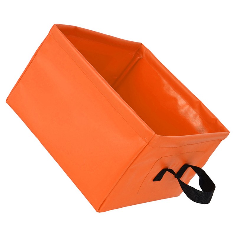 Collapsible Basin Leakage Proof Portable Folding Camping Bucket for Travel