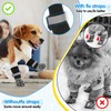 4Pcs Anti Slip Dog Socks to Prevent Licking Paws, Gray