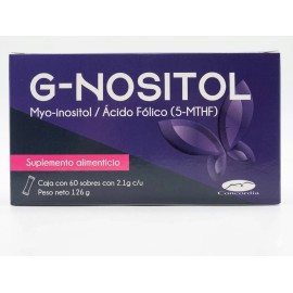 G-nositol Myo-inositol Y Ácido Fólico 5-mthf 60 Sobres
