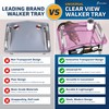 StrongArm Clear View Walker Tray + Bag + Non-Slip Mat
