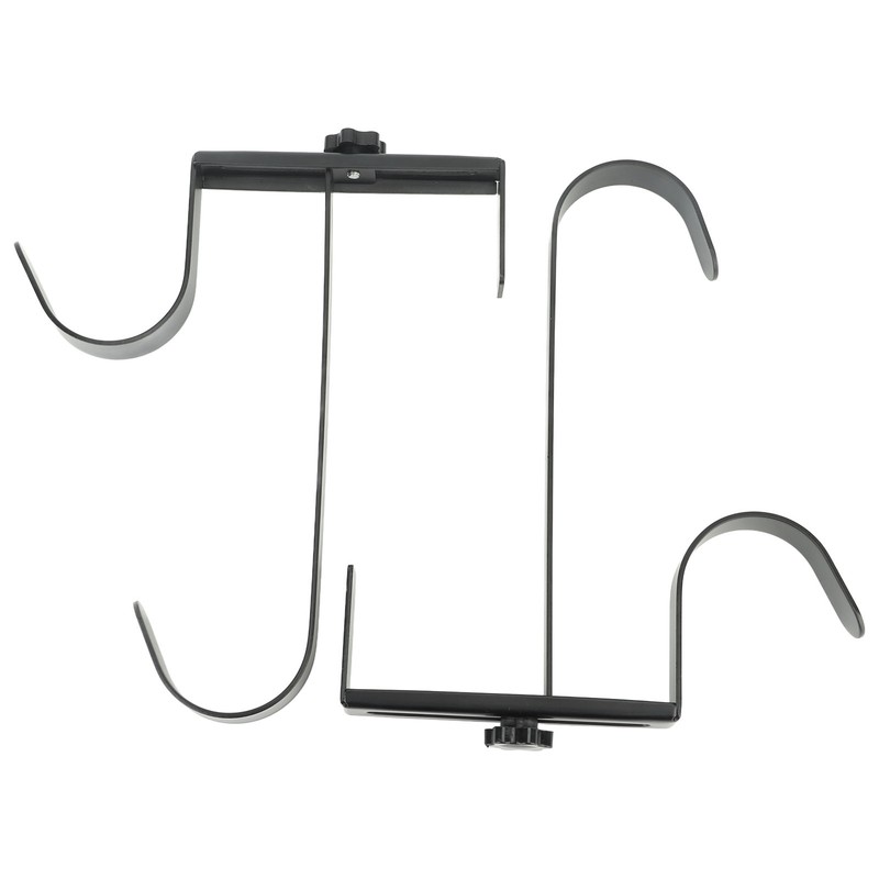 2Pcs Pool Pole Hanger Adjustable Metal Iron Pool Pole Hook