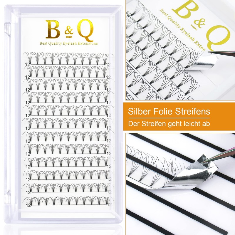 Pre-fanned Fan Eyelash Extension Volume Eyelashes 3D 5D C D