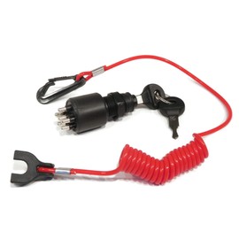 The ROP Shop | Ignition Key Switch for 1997-2000 Johnson 105 Tiller Electric Start Rigging Kit