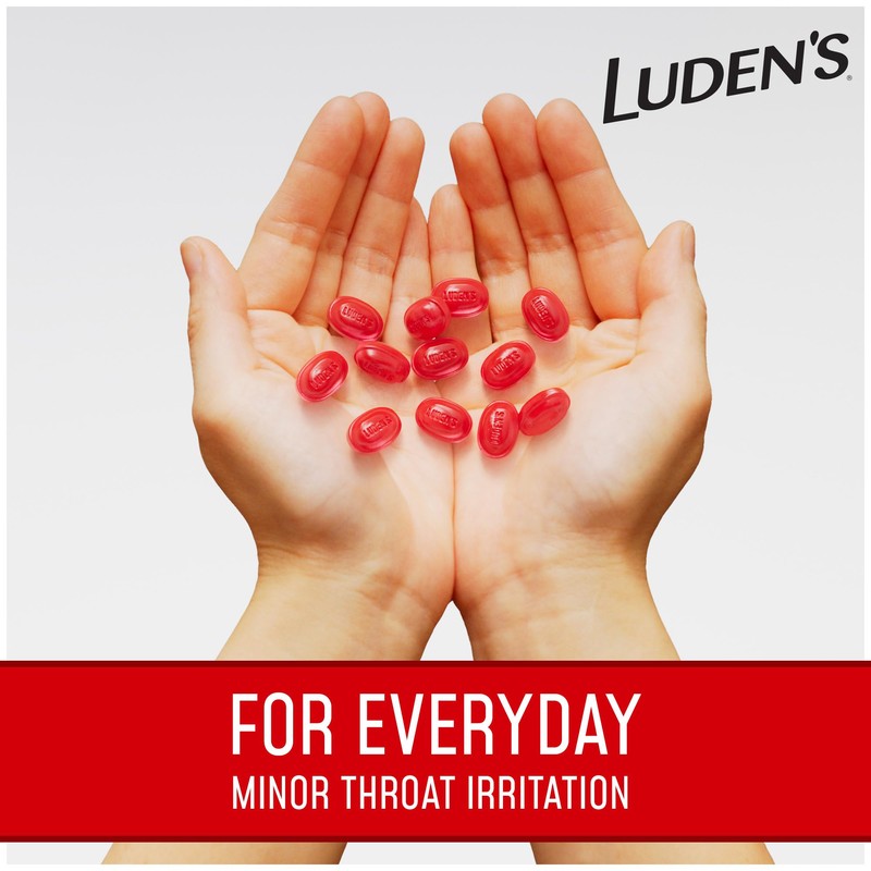 Luden's Sore Throat Drops, For Minor Sore Throat Relief, Wild
