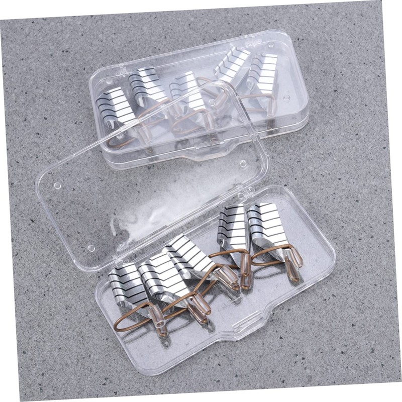 Beavorty 15pcs Reusable Metal Nail Mold Tips for Nail Art