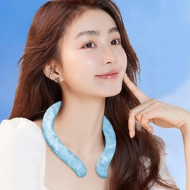 cooling ice neck blue cooling ice golf summer cooler band workout necklace ice