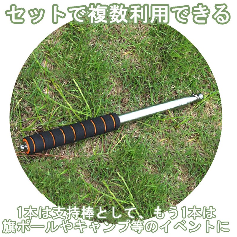 Fermore Telescopic Pole Pointer, Flag Pole, Tour Guide Banner, For