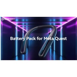 NEWDERY 10000mAh Neck BatteryPower Bank for Meta Quest 3/2,VR Oculus Quest,HTC