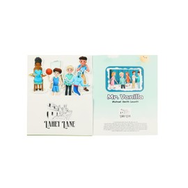 Lahey Lane Mr. Vanilla - Rise Above Challenge Bundle Children's Stories 5 Finger Puppets for Interactive Story Telling - Story Book Full Color Illustrations.