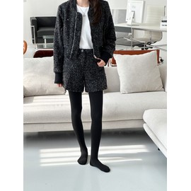 Women's Golf Stockings Winter Brushed Tights Yuval 500D Thermal Leggings / 여성골프스타킹 겨울 기모 타이즈 유발 500D 보온 레깅스