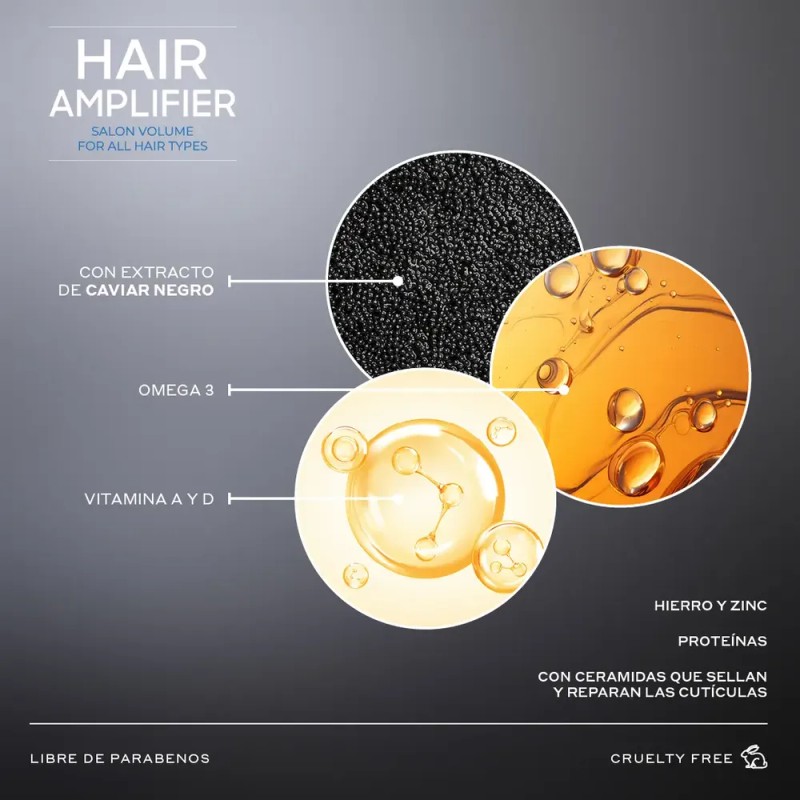 MARTHA DEBYALE HAIR TECH Hair Amplifier Shampoo. Volumen, con extracto