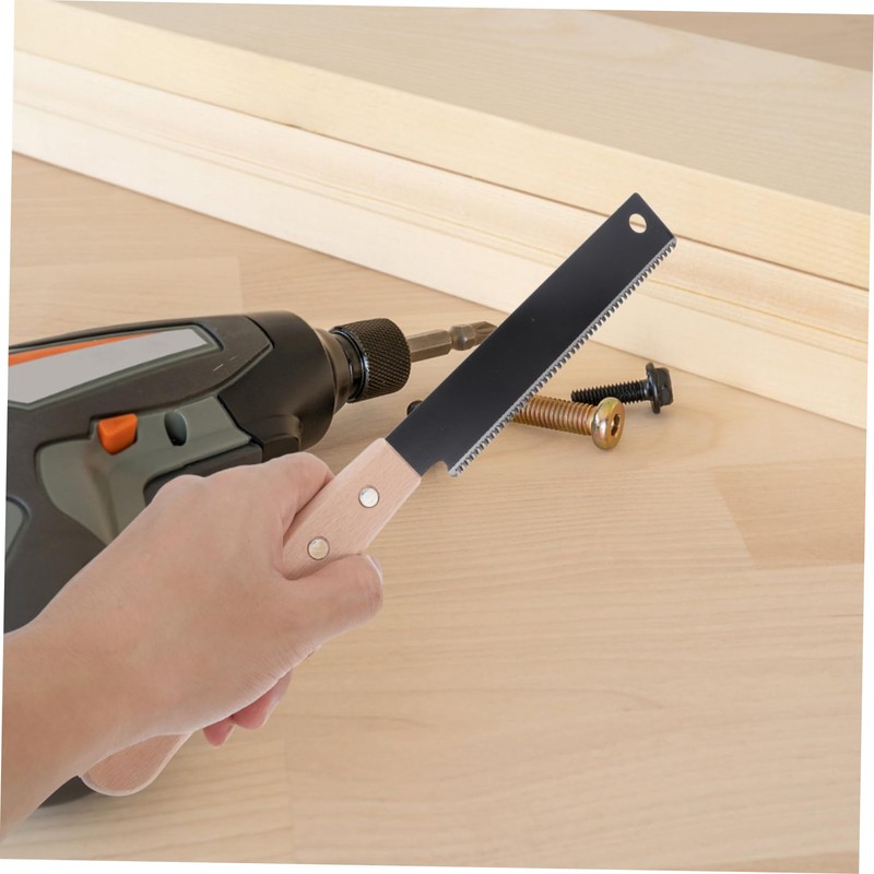 SHINEOFI Mini Japanese Pull Saw for Wood Handheld Flush Trim