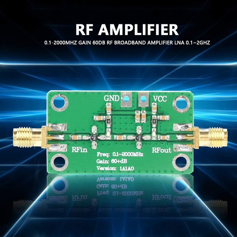 Rf Amplifier, High Gain Convenient Wear Practical Rf Broadband Amplifier