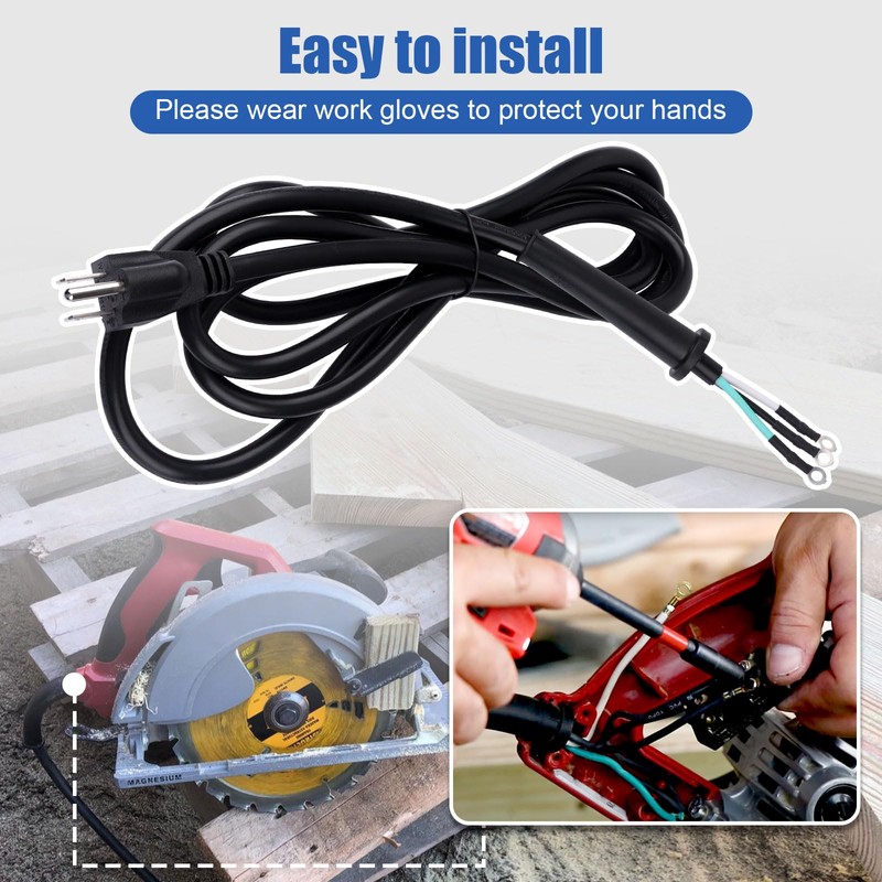 95104L Replacement Cord Compatible with SKILSAW Saw SPT77W SPT77WM SPT77WML