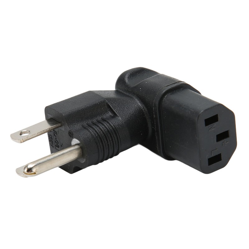 4pcs for NEMA 5‑15P to IEC320 C13 Converter 90 Degree