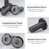 Drenky Hexagon Furniture Bolts, M6 X 35mm Flat Hex Bolt