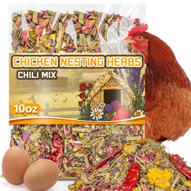 RAINFLOW Chicken Nesting Herbs - 10oz Natural Dried Herb Blend for Nesting Boxes & Chicken Coop, Aromatic Botanical Mix for Coop Freshness,Optimal Egg Production