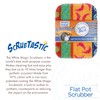 White Magic Scrubtastic Flat Pot Scrubber, Made in Europe, Great