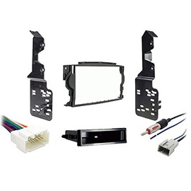 Harmony Audio HA-40HD10 Compatible with Acura TL 2007 2008 Single DIN Stereo Harness Radio Install Dash Kit Package New