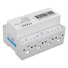 3 Phase Energy Meter DIN Rail Mount Electricity Usage Monitor