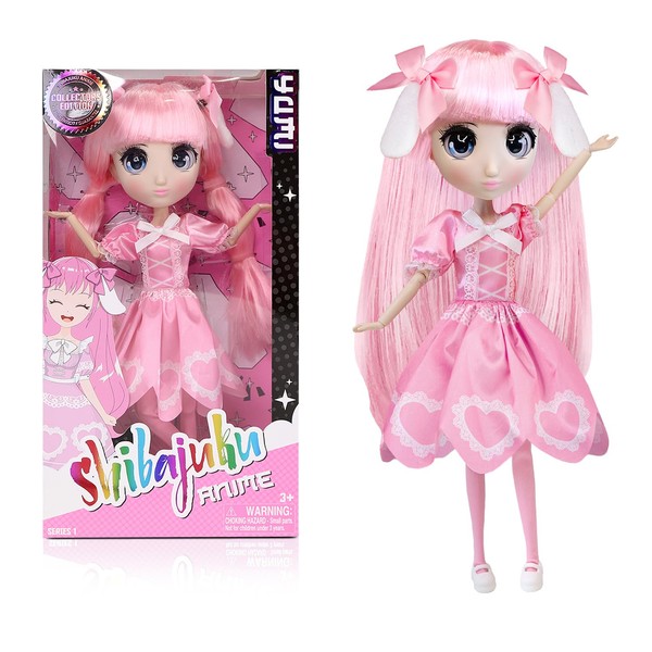 Bandai Shibajuku Yumi Doll 30 cm - Official Licensed Shibajuku