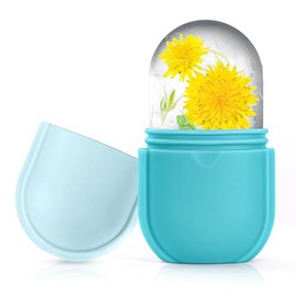 Rodillo de hielo para cara y ojos, rodillo de hielo de belleza facial, herramientas para el cuidado de la piel, cubo facial, masaje facial Gua Sha, mo