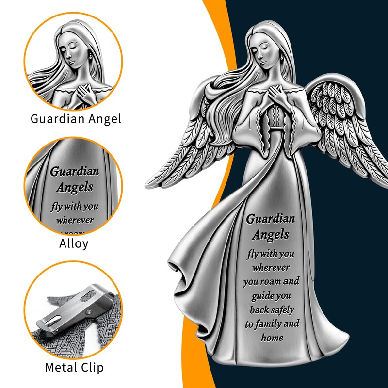 PloreWay Guardian Angel Sun Visor Clip: A Symbolic Travel Companion