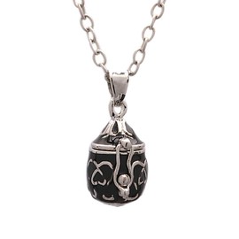 Generic Brass Teardrop Necklace Open Photo Lockets Phase Box Memorial Souvenir Urn Keepsake Jewelry Black, Copper
