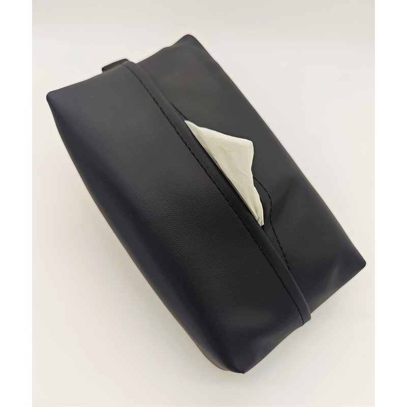 Genuine Leather Car Tissue Case Car Tissue Holder Sun Visor