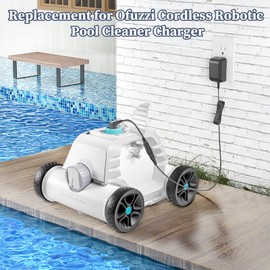 12.6V Charger for Ofuzzi for Cyber Winny Cyber HTA56 HT-A56 1000 1200 1200 Pro Cordless Robotic Swimming Pool Vacuum Power Cord Supply Automatic Robotic Pool Vacuum Cleaner