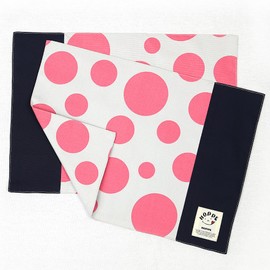 Sand Beige Dot Placemat (Set of 2) with Your Name seal