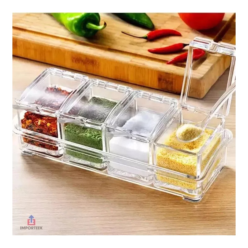 Importeek 5pz Especiero Organizador Almacenamiento Condimentos Multius