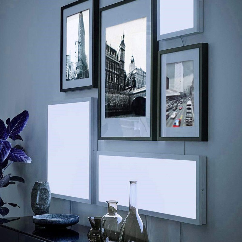 2-Pack 2x2FT LED Flat Panel Light Backlit 35W 4550 Lumen