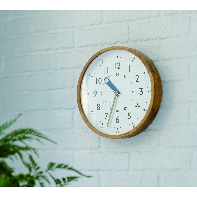 Interform Wall Clock Radio Clock Sturman CL-2937BL Blue Educational Clock