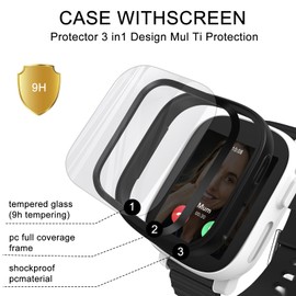 Surundo For Xplora X6 Play Case with Screen Protector, Hard PC All-Round Anti Scratch Anti Dust HD Ultra Thin Protective Case for Xplora X6 Play Kids Girls