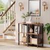 TUTOTAK Bookshelf, 6-Tier Tall Book Shelf, Narrow Bookcase for Small