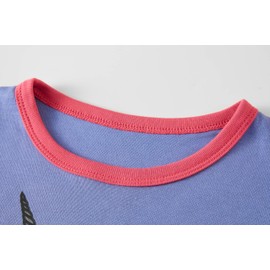 LOLPIP Girls Pyjamas Kids Clothes 100% Cotton Sleepwear Set 4-Piece Unicorn Print Nightwear Long Sleeve 4 Years