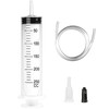 Large Syringe 250 ml, Plastic Syringe Reusable Liquid Syringe with