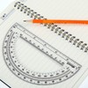 EBOOT 24 Pack Plastic Protractors Math Protractor 180 Degrees 6