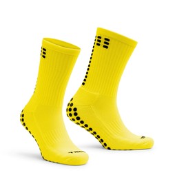 Tiscal Sports Football Grip Socks for Kids & Adults | 3 Sizes UK 1-4, UK 5-8 & UK 9-13 | Multiple Colours White, Black, Blue, Red & Navy | Anti Slip Anti Blister Grip Socks | Perfect For Rugby Yoga