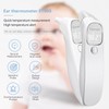 Berrcom Forehead and Ear Thermometer for Adults and Babies, Digital